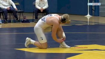 174lbs Match: Clay Lautt (North Carolina) vs Reece Hughes (Michigan)