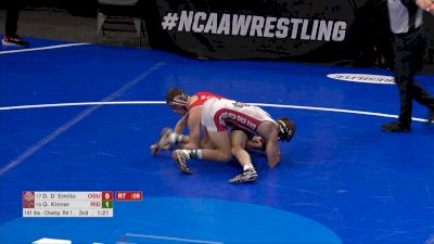 141, R 32, Dylan D'Emilio, Ohio State vs. Quinn Kinner, Rider