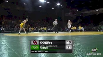133 lbs Anthony Madrigal, Oklahoma vs Cam Sykora, NDSU