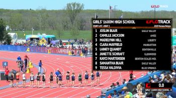 High School Girls' 1600m, Heat 3