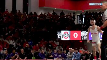 125 lbs Michael DeAugustino (Northwestern) vs Dylan Koontz (Ohio State)