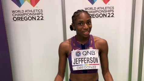 Melissa Jefferson Cruises Thru 1st Round Of 100m At Worlds