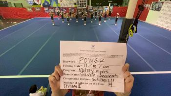 Victory Vipers - Victory Vipers Silver Sweethearts [L1.1 Youth - PREP - D2] Varsity All Star Virtual Competition Series: Event V