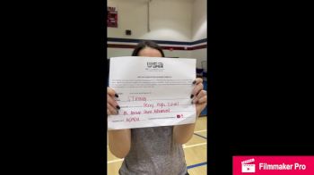 Perry High School [HS Group Stunt Advanced - All Female] 2021 USA Virtual Spirit Regional #1