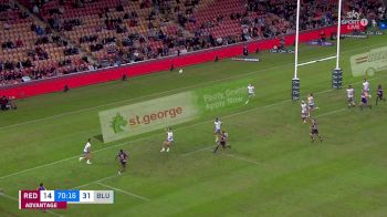 Filipo Daugunu with a Spectacular Try vs Blues