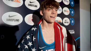 Marcus Blaze USA 2023 U17 World mens freestyle champion 55 kg